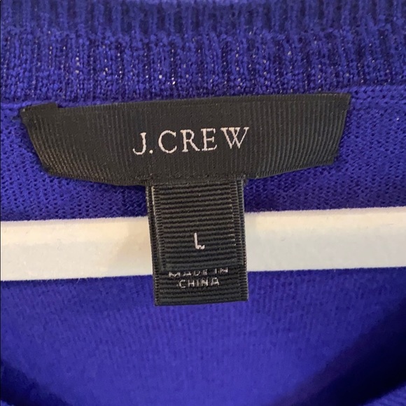 J.Crew merino wool V-Neck Sweater L - Picture 2 of 8